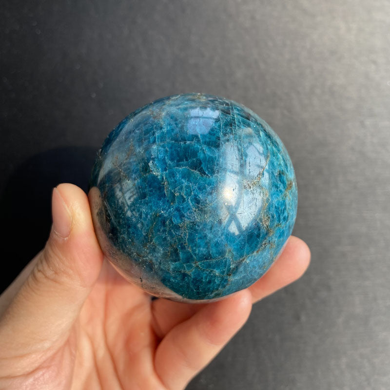 Natural Crystal Ball Blue