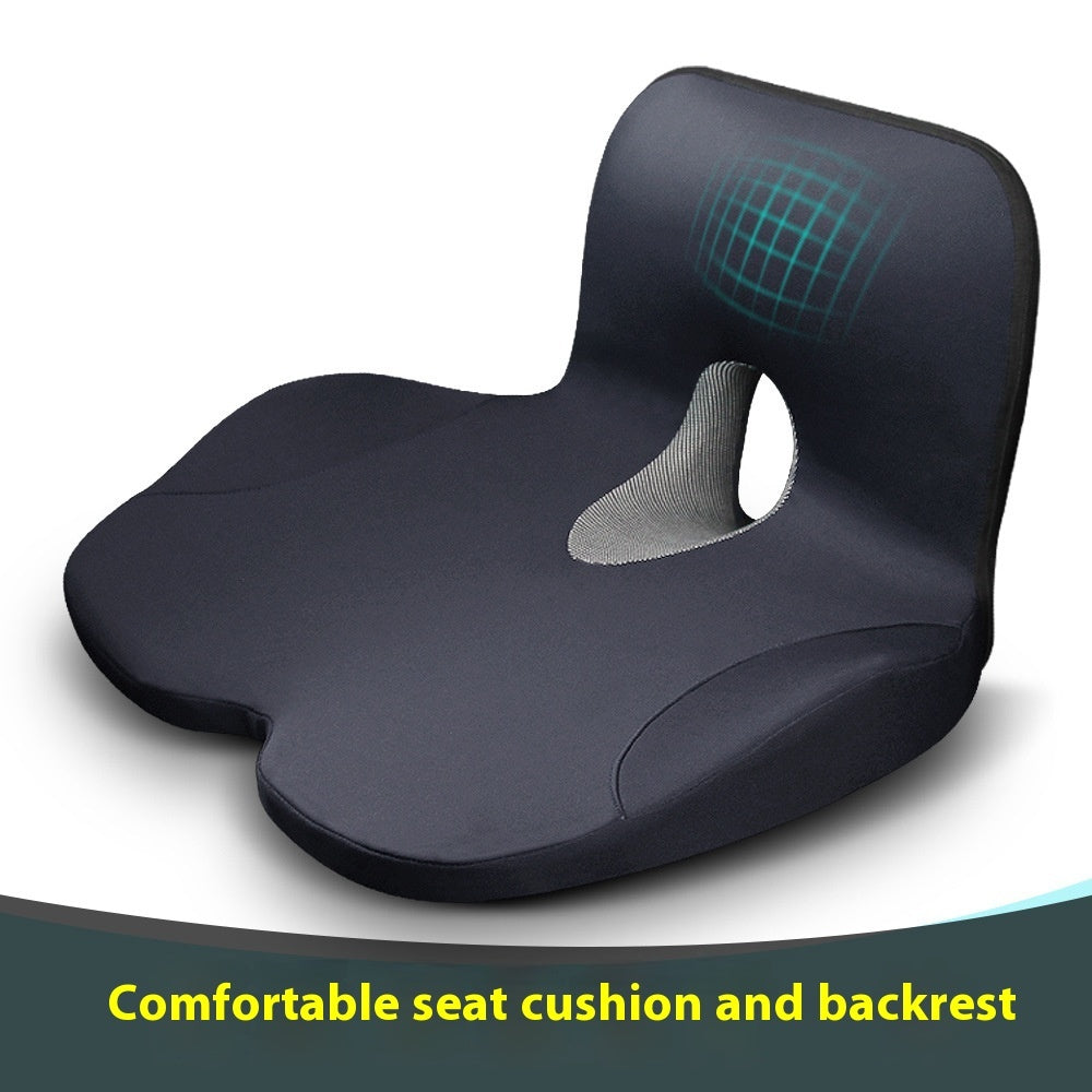 Memory Foam Backrest Integrated Office Seat Chair Cushion