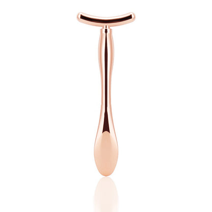 Ball T-shaped metal massage stick