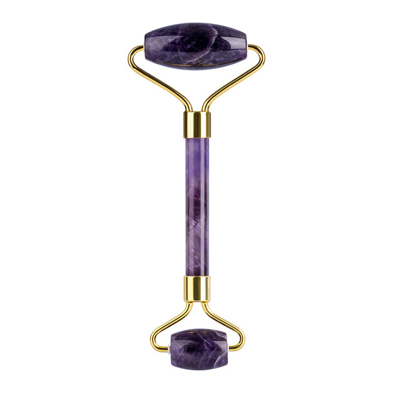 Amethyst Roller Set Heart Shaped
