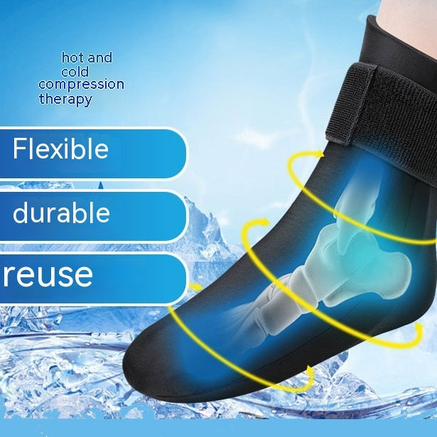 Cold And Hot Compress Protective Gear Solid                   Socks