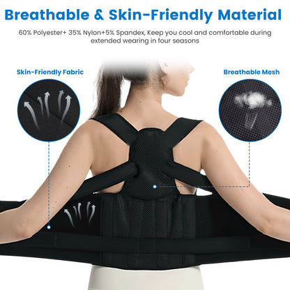 Under Clothes Upper Back Straightener Pain Relief