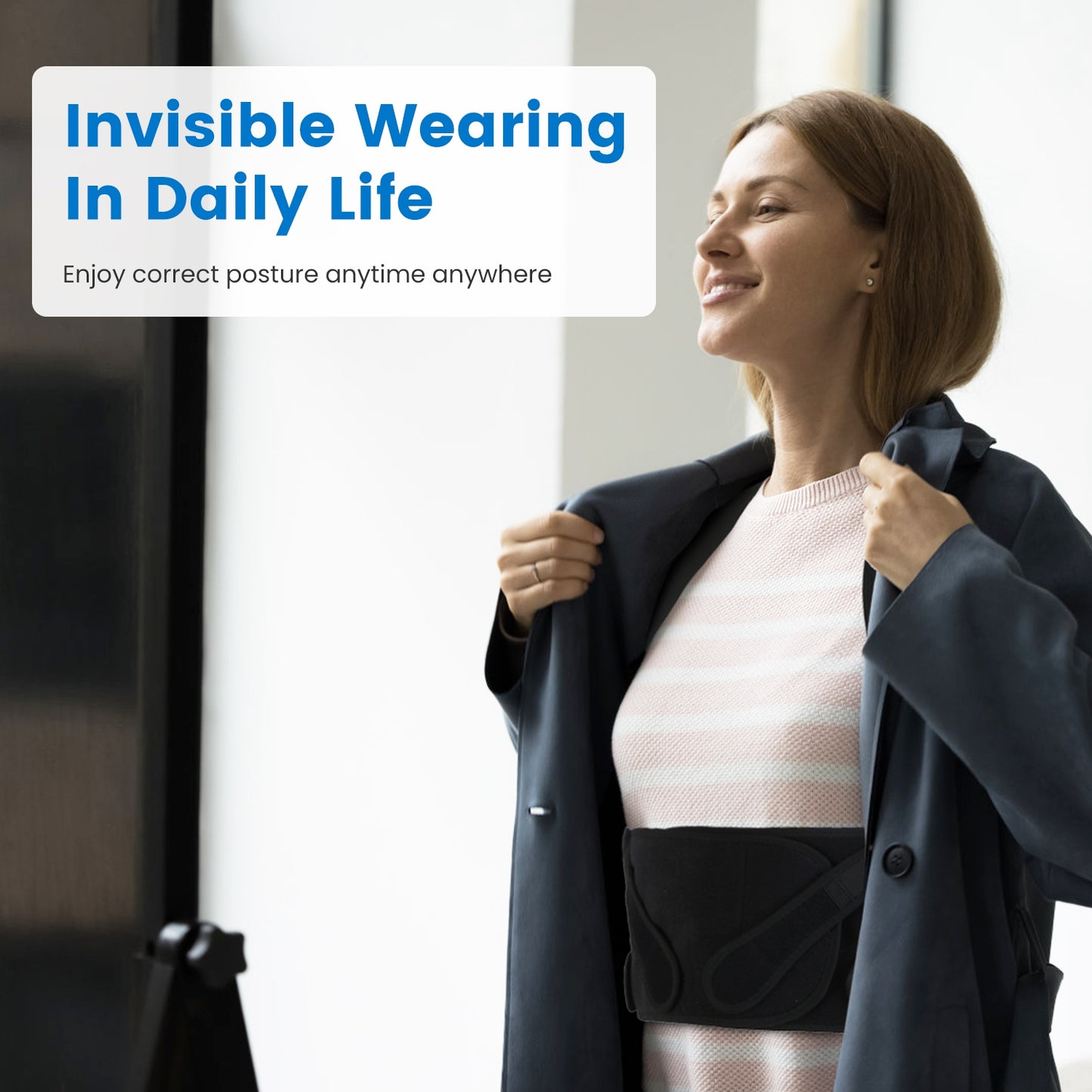 Under Clothes Upper Back Straightener Pain Relief