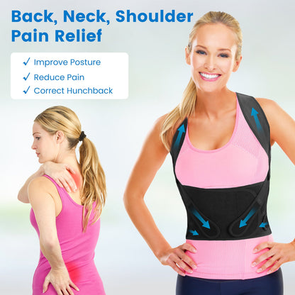 Under Clothes Upper Back Straightener Pain Relief